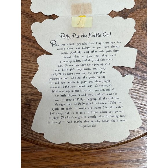 1947 - Vintage Hallmark Greeting Card Number 15 - Polly, Put The Kettle On - Picture 6 of 8